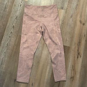 Zyia Pink Digital Granite Pocket Light n Tight Hi-Rise 7/8 24"